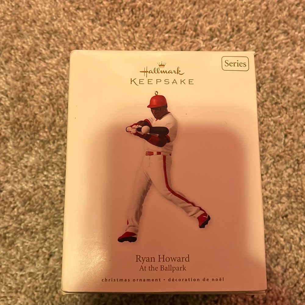 Hallmark keepsake ornament Ryan Howard MLB 2010